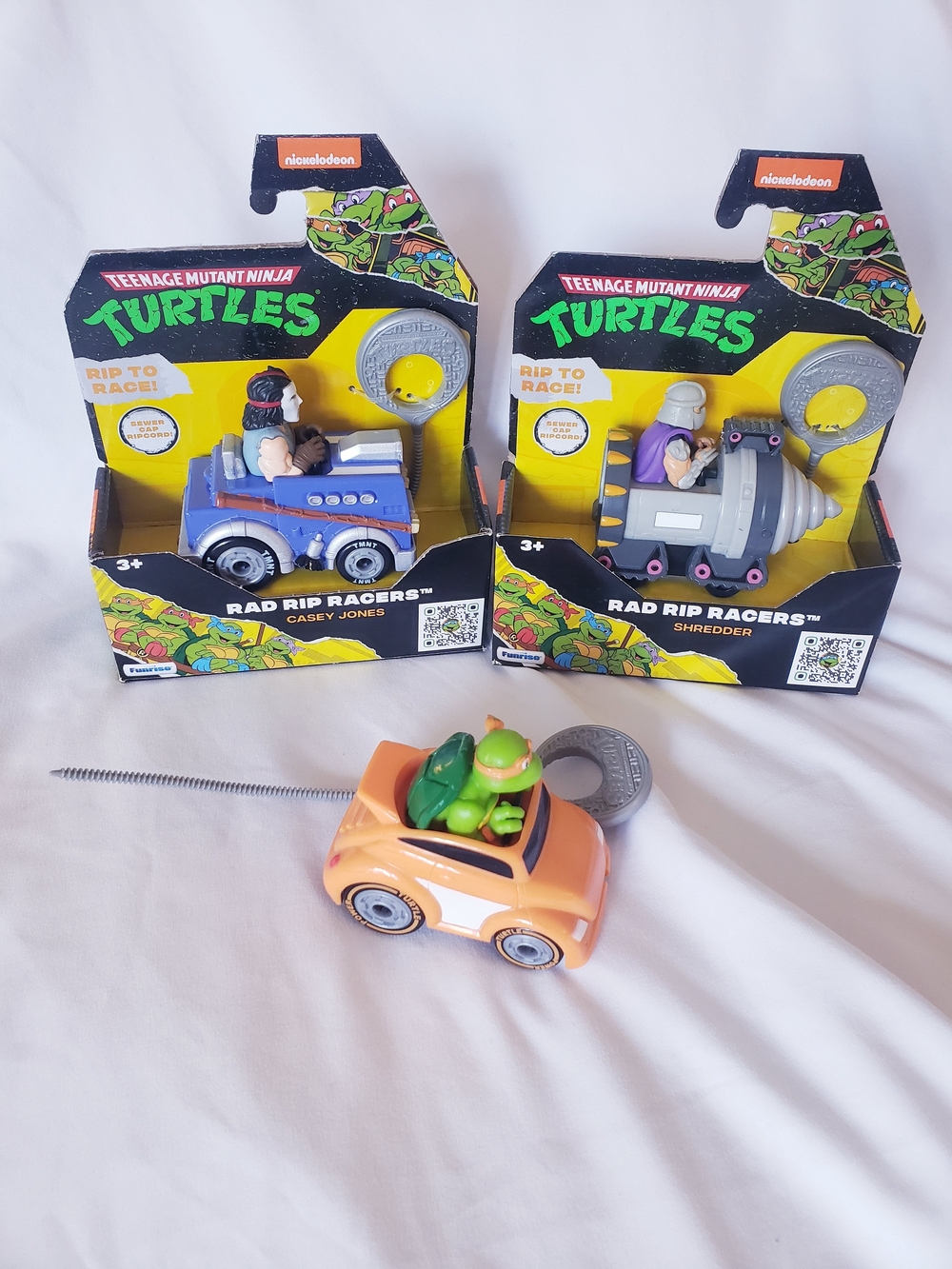 Teenage Mutant Ninja Turtles Rad Rip Racers: Casey Jones, Shredder, Michelangelo
